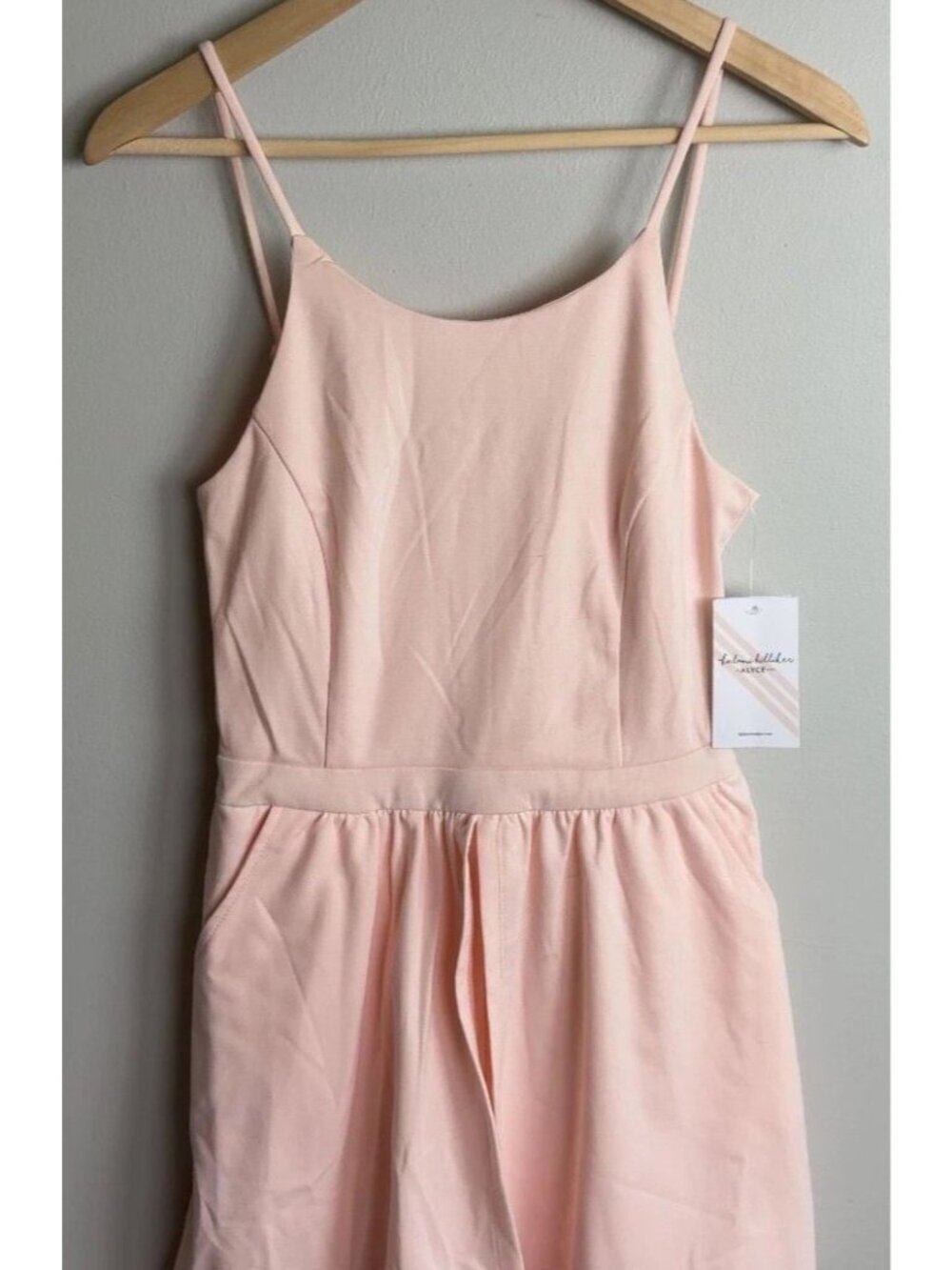 Kalani Hilliker by Alyce Paris Dress Blush Pink Skater KR108-P Size XL Women’s